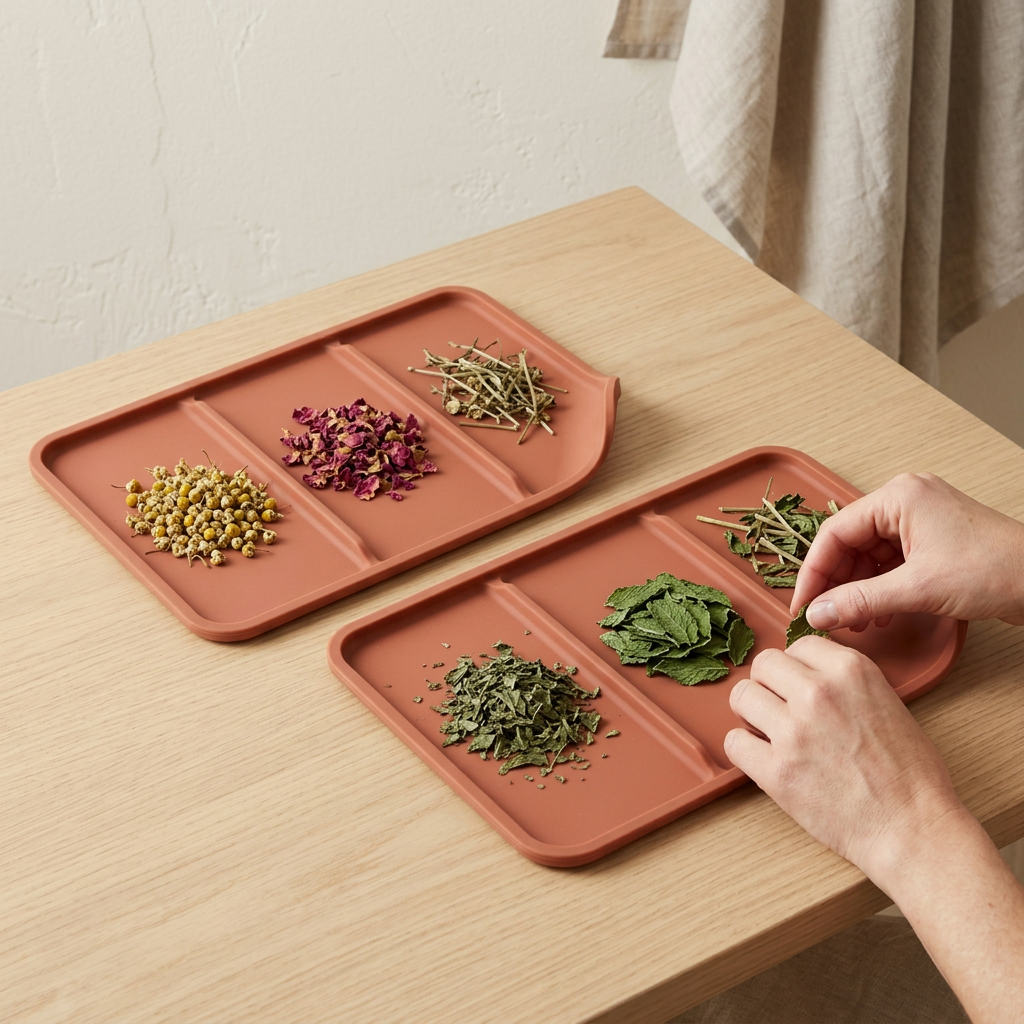 Silicone Herb Sorting Mat, 2 Pack
