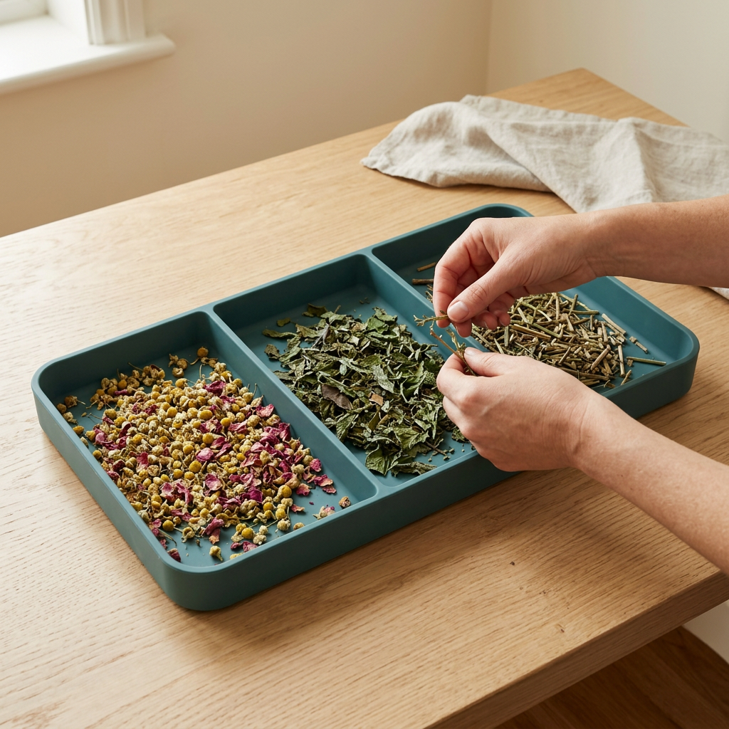 Large Silicone Herb Sorting Mat
