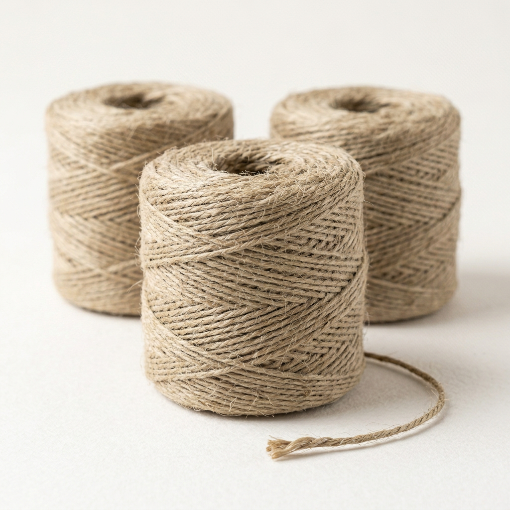 Natural Hemp Twine for Herb Bundles, 3 Rolls