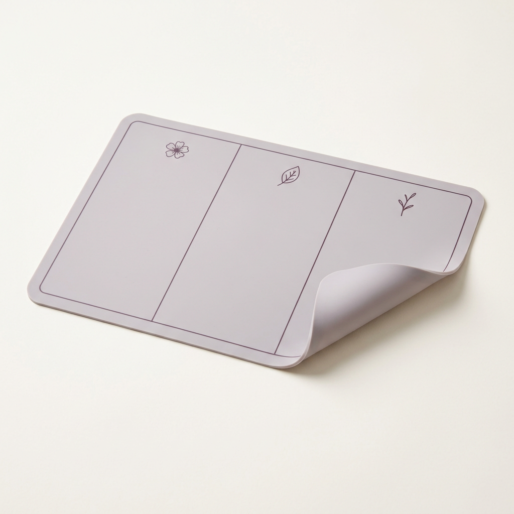 Silicone Herb Sorting Mat with Section Guide