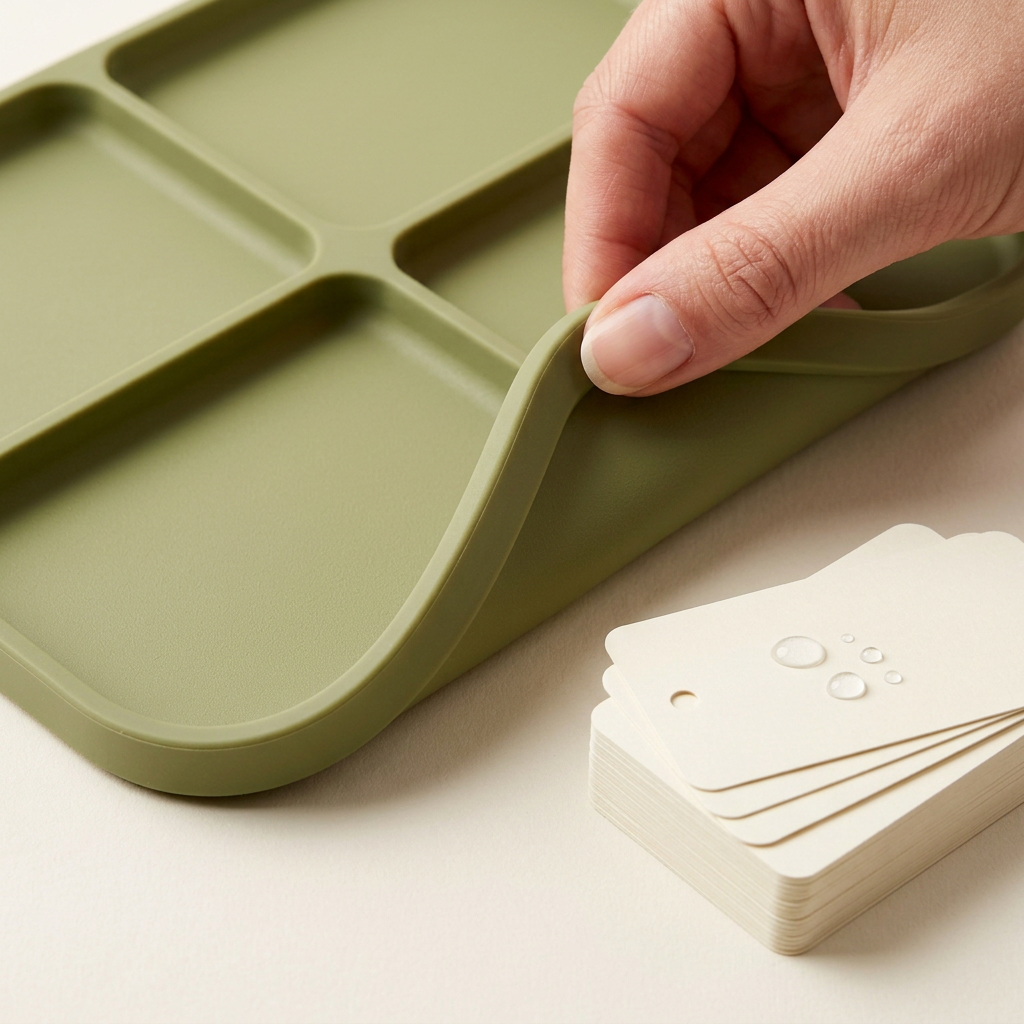 Silicone Sorting Mat + Label Cards Kit