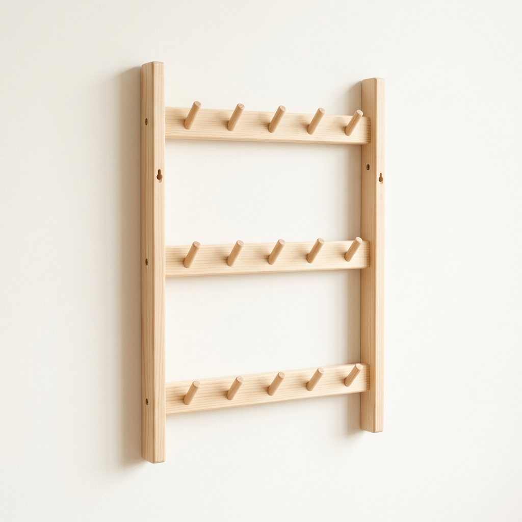 Wall Herb Drying Rack, 3 Tier