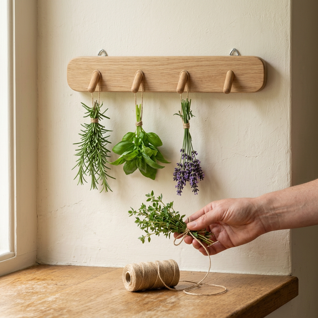 Herb Drying Rack + Hanging Twine Kit