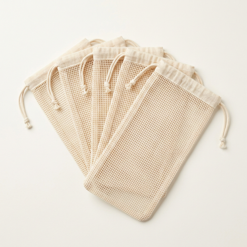 Cotton Herb Drying Bunch Bags, 5 Pack